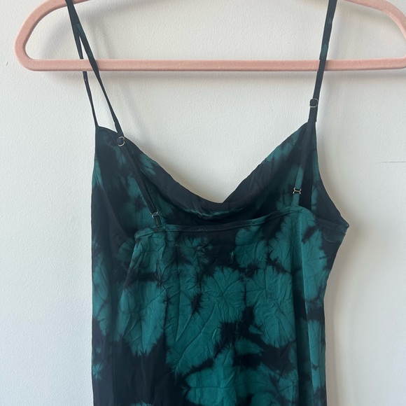Amanda Uprichard Tie Dye Ansonia Dress Green black size small GUC R0725 - Picture 8 of 8